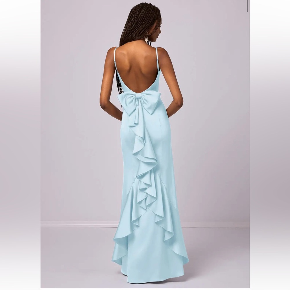 Azazie Floor Length Barbie Gown